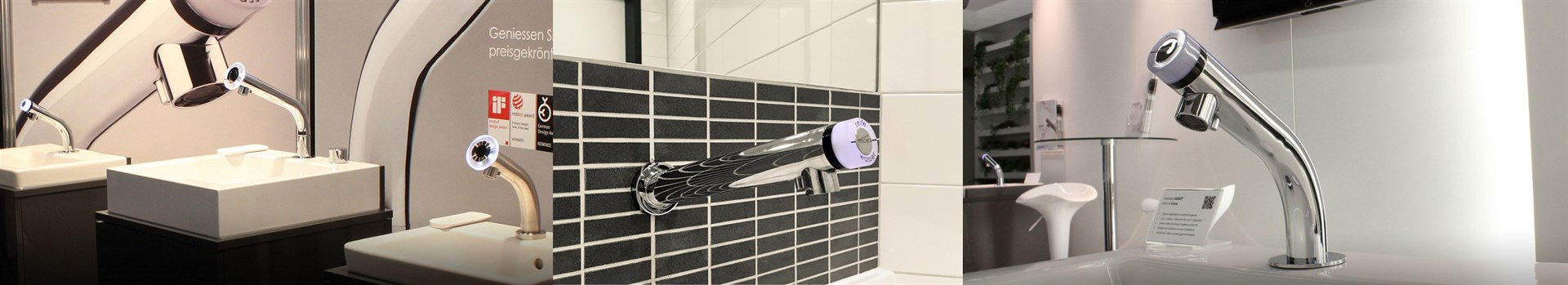 Автоматические смесители с дозатором мыла